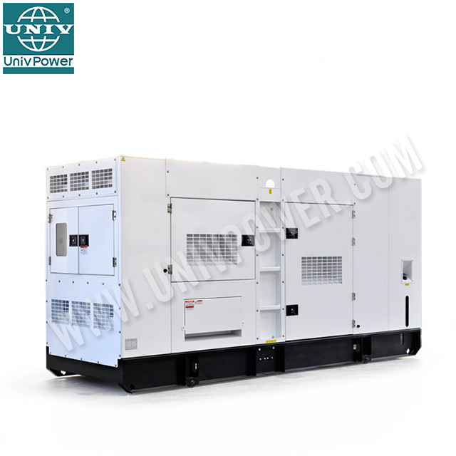 65KVA إلى 550KVA مولد ديزل فولفو للخدمة الشاقة ذاتي التشغيل مع حاوية عازلة للصوت للتطبيقات الصناعية