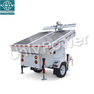 UST-1800 Mobile Trailer New Green Energy Solar Light Portable Tower